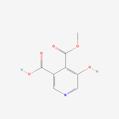 5-HYDROXYPYRIDINE-3,4-DICARBOXYLIC ACID METHYL ESTER chemical structure 5-HYDROXYPYRIDINE-3,4-DICARBOXYLIC ACID METHYL ESTER (CAS: 243980-03-2) - Chemical Structure and Molecular Formula
