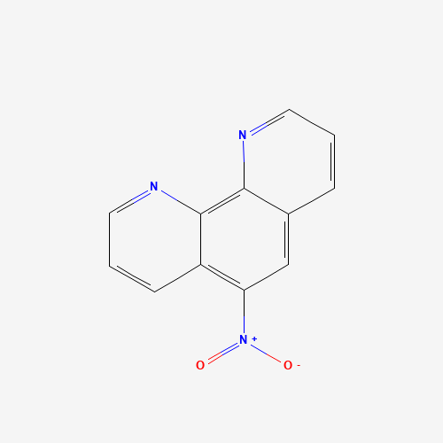 5-Nitro-1,10-phenanthroline chemical structure 5-Nitro-1,10-phenanthroline (CAS: 4199-88-6) - Chemical Structure and Molecular Formula