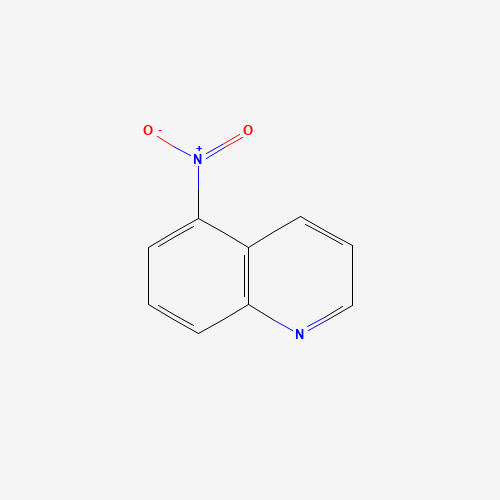5-Nitroquinoline chemical structure 5-Nitroquinoline (CAS: 607-34-1) - Chemical Structure and Molecular Formula
