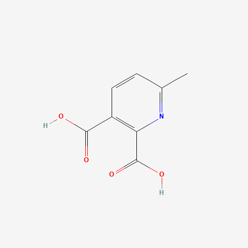 6-METHYL-2,3-PYRIDINEDICARBOXYLIC ACID chemical structure 6-METHYL-2,3-PYRIDINEDICARBOXYLIC ACID (CAS: 53636-70-7) - Chemical Structure and Molecular Formula