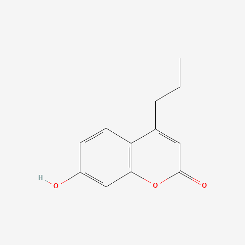7-HYDROXY-4-PROPYL-2H-CHROMEN-2-ONE chemical structure 7-HYDROXY-4-PROPYL-2H-CHROMEN-2-ONE (CAS: 19225-02-6) - Chemical Structure and Molecular Formula