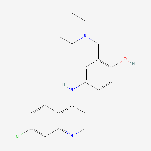 Amodiaquine chemical structure Amodiaquine (CAS: 86-42-0) - Chemical Structure and Molecular Formula