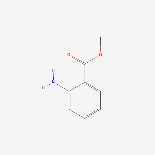 Methyl anthranilate chemical structure Methyl anthranilate (CAS: 134-20-3) - Chemical Structure and Molecular Formula