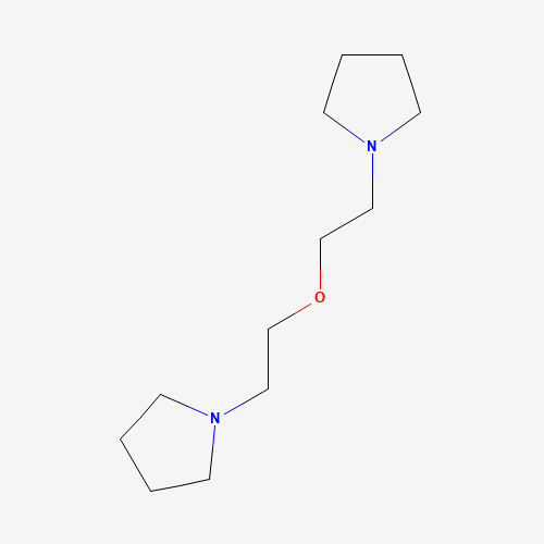 BIS(2-PYRROLIDINOETHYL) ETHER chemical structure BIS(2-PYRROLIDINOETHYL) ETHER (CAS: 100396-39-2) - Chemical Structure and Molecular Formula