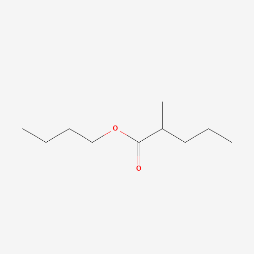 BUTYL-2-METHYLVALERATE chemical structure BUTYL-2-METHYLVALERATE (CAS: 6297-41-2) - Chemical Structure and Molecular Formula