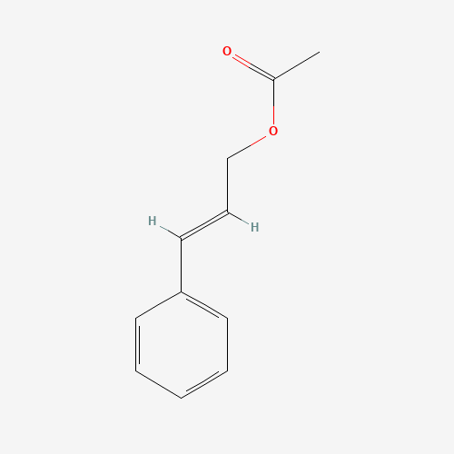 Cinnamyl acetate chemical structure Cinnamyl acetate (CAS: 103-54-8) - Chemical Structure and Molecular Formula