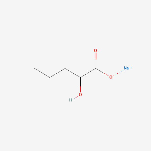 DL-2-HYDROXYVALERIC ACID SODIUM SALT chemical structure DL-2-HYDROXYVALERIC ACID SODIUM SALT (CAS: 57768-94-2) - Chemical Structure and Molecular Formula