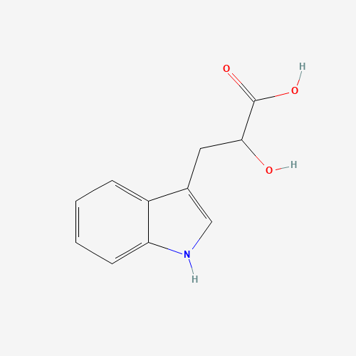 DL-INDOLE-3-LACTIC ACID chemical structure DL-INDOLE-3-LACTIC ACID (CAS: 832-97-3) - Chemical Structure and Molecular Formula