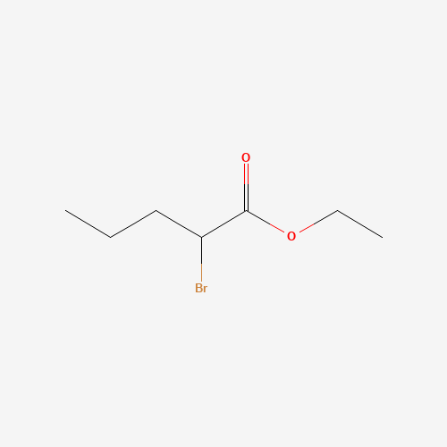 Ethyl 2-bromovalerate chemical structure Ethyl 2-bromovalerate (CAS: 615-83-8) - Chemical Structure and Molecular Formula