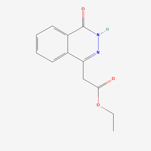 (4-OXO-3,4-DIHYDRO-PHTHALAZIN-1-YL)-ACETIC ACID ETHYL ESTER chemical structure (4-OXO-3,4-DIHYDRO-PHTHALAZIN-1-YL)-ACETIC ACID ETHYL ESTER (CAS: 25947-13-1) - Chemical Structure and Molecular Formula