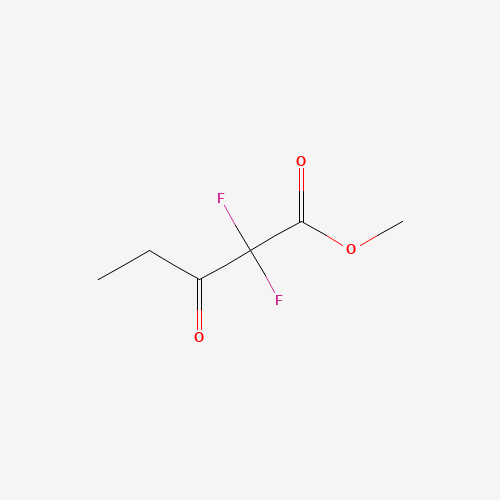 METHYL 2,2-DIFLUORO-3-OXOPENTANOATE chemical structure METHYL 2,2-DIFLUORO-3-OXOPENTANOATE (CAS: 196202-01-4) - Chemical Structure and Molecular Formula