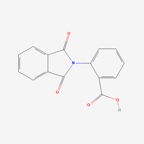 N-(2-CARBOXYPHENYL)PHTHALIMIDE chemical structure N-(2-CARBOXYPHENYL)PHTHALIMIDE (CAS: 41513-78-4) - Chemical Structure and Molecular Formula