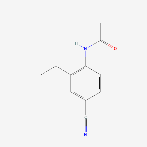 N1-(4-CYANO-2-ETHYLPHENYL)ACETAMIDE chemical structure N1-(4-CYANO-2-ETHYLPHENYL)ACETAMIDE (CAS: 34921-76-1) - Chemical Structure and Molecular Formula
