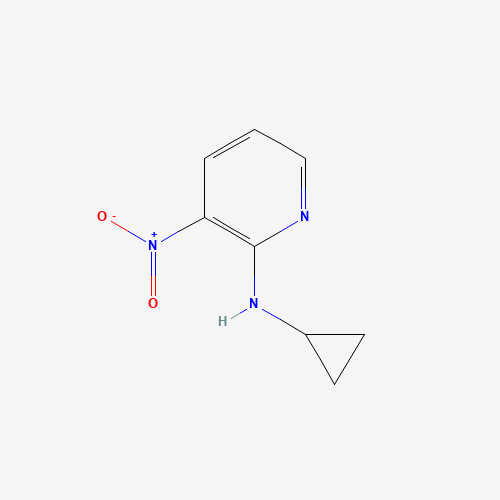 N2-CYCLOPROPYL-3-NITROPYRIDIN-2-AMINE chemical structure N2-CYCLOPROPYL-3-NITROPYRIDIN-2-AMINE (CAS: 290313-20-1) - Chemical Structure and Molecular Formula