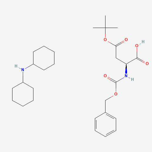 Z-ASP(OTBU)-OH DCHA chemical structure Z-ASP(OTBU)-OH DCHA (CAS: 23632-70-4) - Chemical Structure and Molecular Formula