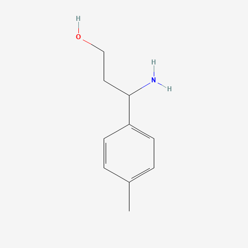 3-AMINO-3-P-TOLYL-PROPAN-1-OL chemical structure 3-AMINO-3-P-TOLYL-PROPAN-1-OL (CAS: 68208-23-1) - Chemical Structure and Molecular Formula