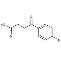 3-(4-BROMOBENZOYL)PROPIONIC ACID (CAS: 6340-79-0) - Chemical Structure and Molecular Formula 