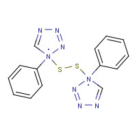 5,5'-Dithiobis(1-phenyl-1H-tetrazole) chemical structure 5,5'-Dithiobis(1-phenyl-1H-tetrazole) (CAS: 5117-07-7) - Chemical Structure and Molecular Formula