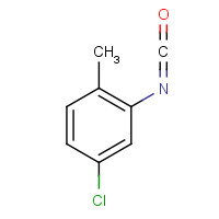 5-CHLORO-2-METHYLPHENYL ISOCYANATE (CAS: 40411-27-6) - Chemical Structure and Molecular Formula 