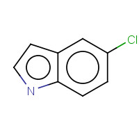 5-Chloroindole (CAS: 17422-32-1) - Chemical Structure and Molecular Formula 