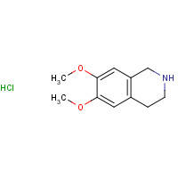 6,7-Dimethoxy-1,2,3,4-tetrahydroisoquinoline hydrochloride (CAS: 2328-12-3) - Chemical Structure and Molecular Formula 