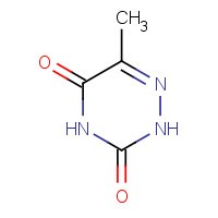 6-AZATHYMINE (CAS: 932-53-6) - Chemical Structure and Molecular Formula 