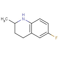 6-Fluoro-1,2,3,4-tetrahydro-2-methylquinoline (CAS: 42835-89-2) - Chemical Structure and Molecular Formula 