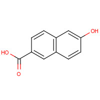 6-Hydroxy-2-naphthoic acid (CAS: 16712-64-4) - Chemical Structure and Molecular Formula 