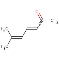 6-METHYL-3,5-HEPTADIEN-2-ONE (CAS: 1604-28-0) - Chemical Structure and Molecular Formula 