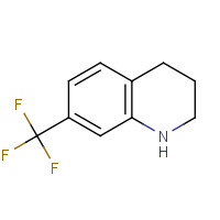 7-(Trifluoromethyl)-1,2,3,4-tetrahydroquinoline (CAS: 450-62-4) - Chemical Structure and Molecular Formula 