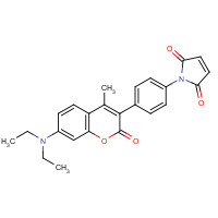 7-DIETHYLAMINO-3-(4-MALEIMIDOPHENYL)-4-METHYLCOUMARIN (CAS: 76877-33-3) - Related Chemical Product