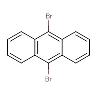 9,10-Dibromoanthracene (CAS: 523-27-3) - Chemical Structure and Molecular Formula 