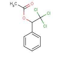 2,2,2-Trichloro-1-phenylethyl acetate (CAS: 90-17-5) - Chemical Structure and Molecular Formula 