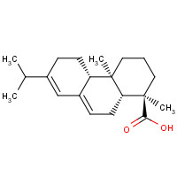 ABIETIC ACID (CAS: 514-10-3) - Chemical Structure and Molecular Formula 
