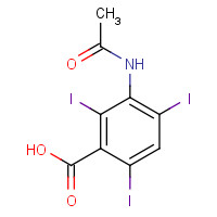 Acetrizoic acid (CAS: 85-36-9) - Chemical Structure and Molecular Formula 