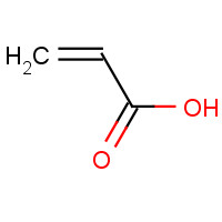 Acrylic acid (CAS: 79-10-7) - Chemical Structure and Molecular Formula 