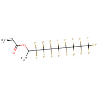 1H,1H,2H,2H-Heptadecafluorodecyl acrylate (CAS: 27905-45-9) - Chemical Structure and Molecular Formula 