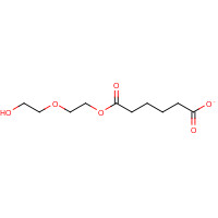 POLY[DI(ETHYLENE GLYCOL) ADIPATE] (CAS: 9010-89-3) - Chemical Structure and Molecular Formula 