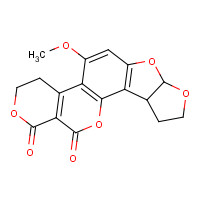 AFLATOXIN G2 (CAS: 7241-98-7) - Chemical Structure and Molecular Formula 