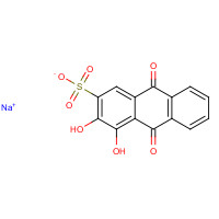 Alizarin Red S (CAS: 130-22-3) - Chemical Structure and Molecular Formula 