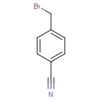 4-Cyanobenzyl bromide (CAS: 17201-43-3) - Chemical Structure and Molecular Formula 