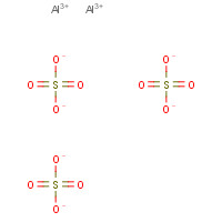ALUMINUM SULFATE (CAS: 16828-11-8) - Chemical Structure and Molecular Formula 