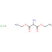 Diethyl aminomalonate hydrochloride (CAS: 13433-00-6) - Chemical Structure and Molecular Formula 