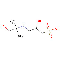 AMPSO (CAS: 68399-79-1) - Chemical Structure and Molecular Formula 