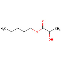 AMYL LACTATE (CAS: 6382-06-5) - Chemical Structure and Molecular Formula 