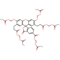 BCECF-AM (CAS: 117464-70-7) - Chemical Structure and Molecular Formula 