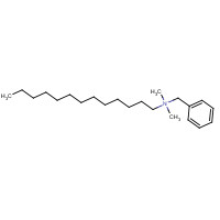 Alkyldimethylbenzylammonium chloride (CAS: 8001-54-5) - Chemical Structure and Molecular Formula 