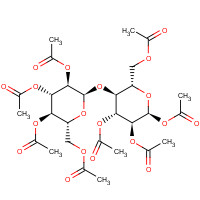 Octaacetyl-beta-maltose (CAS: 22352-19-8) - Chemical Structure and Molecular Formula 