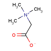 Betaine (CAS: 107-43-7) - Chemical Structure and Molecular Formula 