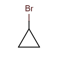 Cyclopropyl bromide (CAS: 4333-56-6) - Chemical Structure and Molecular Formula 